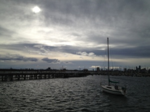 Melbourne City from the St Kilda Pier.