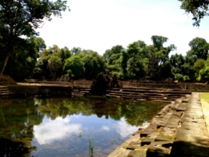 Neak Pean is an ancient bathing area which remains remarkably intact to this day.